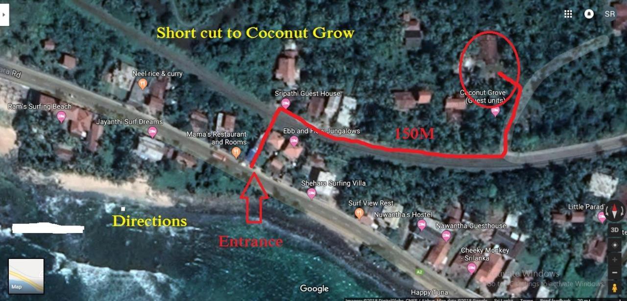 Coconut Grove - Midigama Hotel Ngoại thất bức ảnh